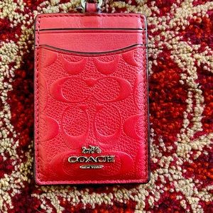 ✨RED COACH LANYARD✨